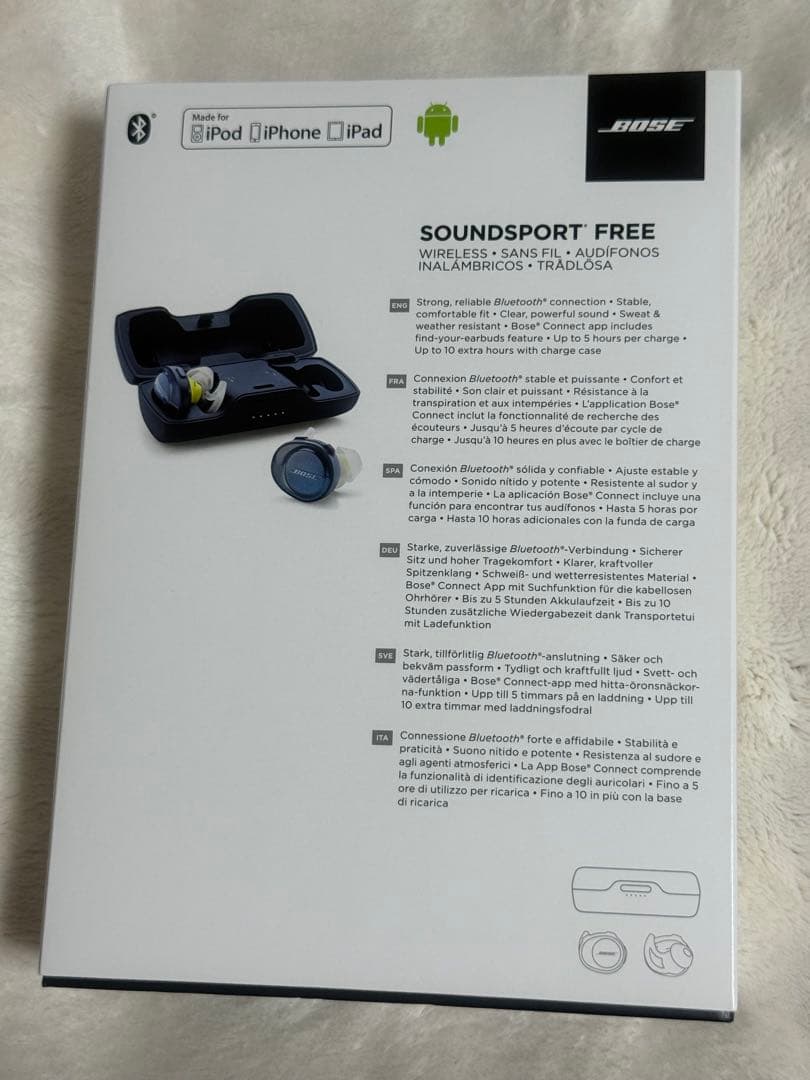 BOSE SoundSport Free ワイヤレスイヤホン
