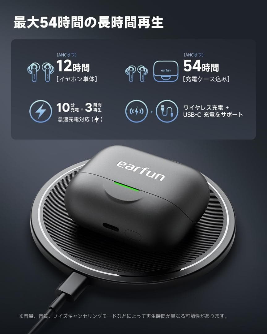EarFun Air Pro 4＋（ブラック）