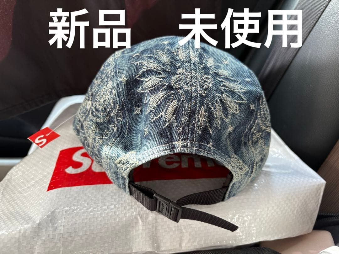 帽子 Supreme Bandana Jacquard Denim Camp Cap