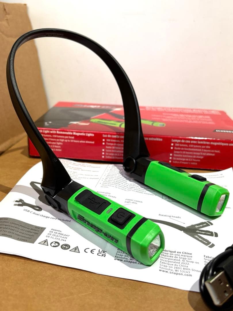 スナップオンsnap-on LEDハンズフリー ネックライト ECHDD012