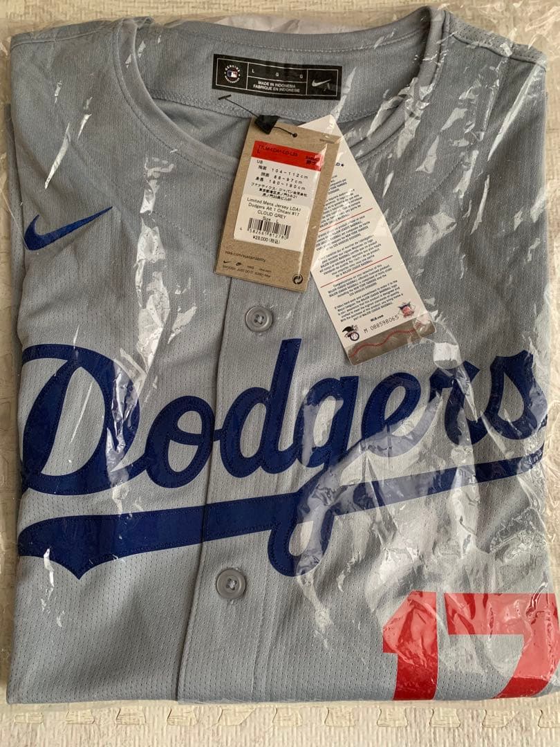 大谷翔平選手　ロサンゼルスドジャース　リミテッドユニフォーム　Ｌサイズ