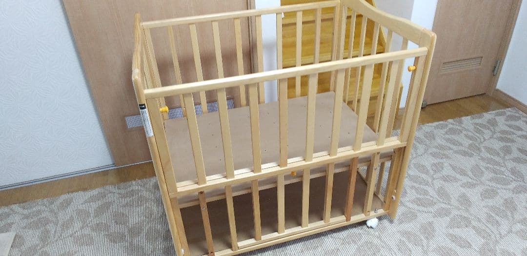 ベビーベッド　ミニ　ナチュラル