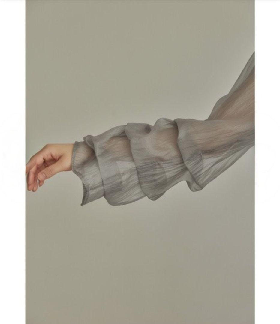 極美品 niana ニアナ ドリードール シアーAラインワンピース M 結婚式