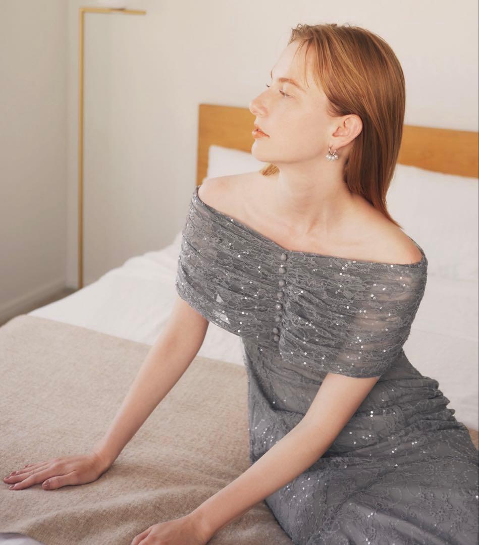レジャ　leja ドレス　パーティドレス　アウター　結婚式　披露宴　レディース