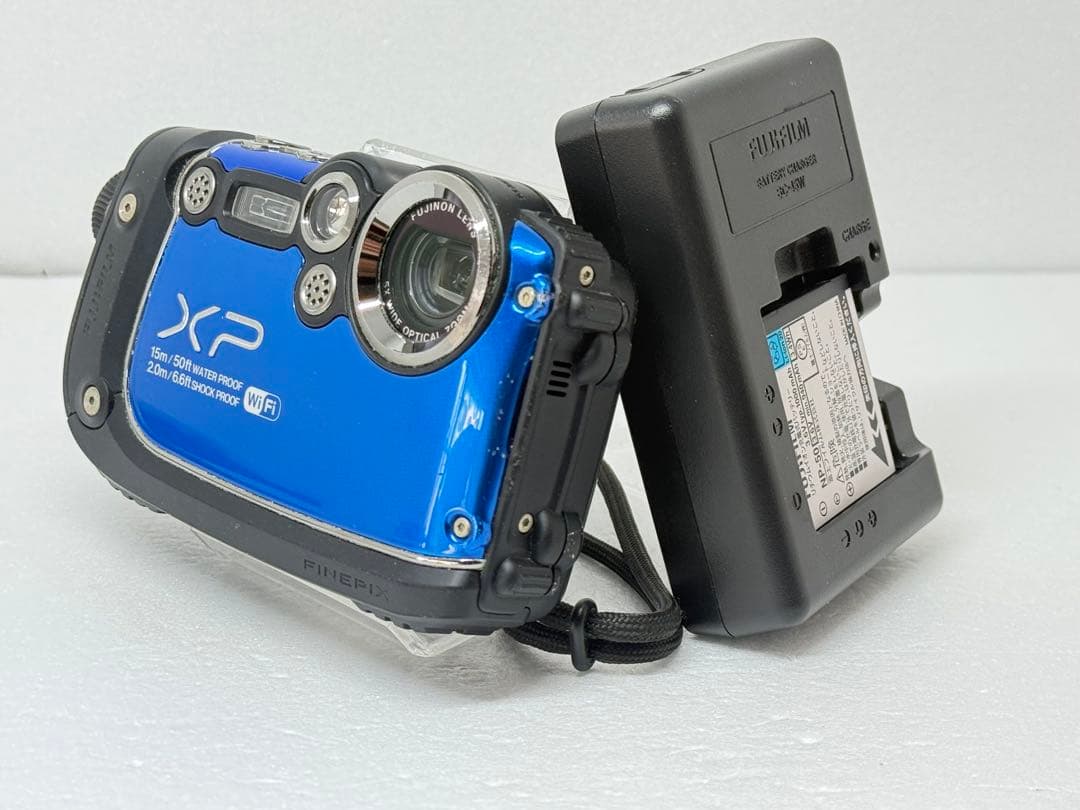 Fujifilm FinePix XP200 ブルー 動作確認済 防水コンデジ