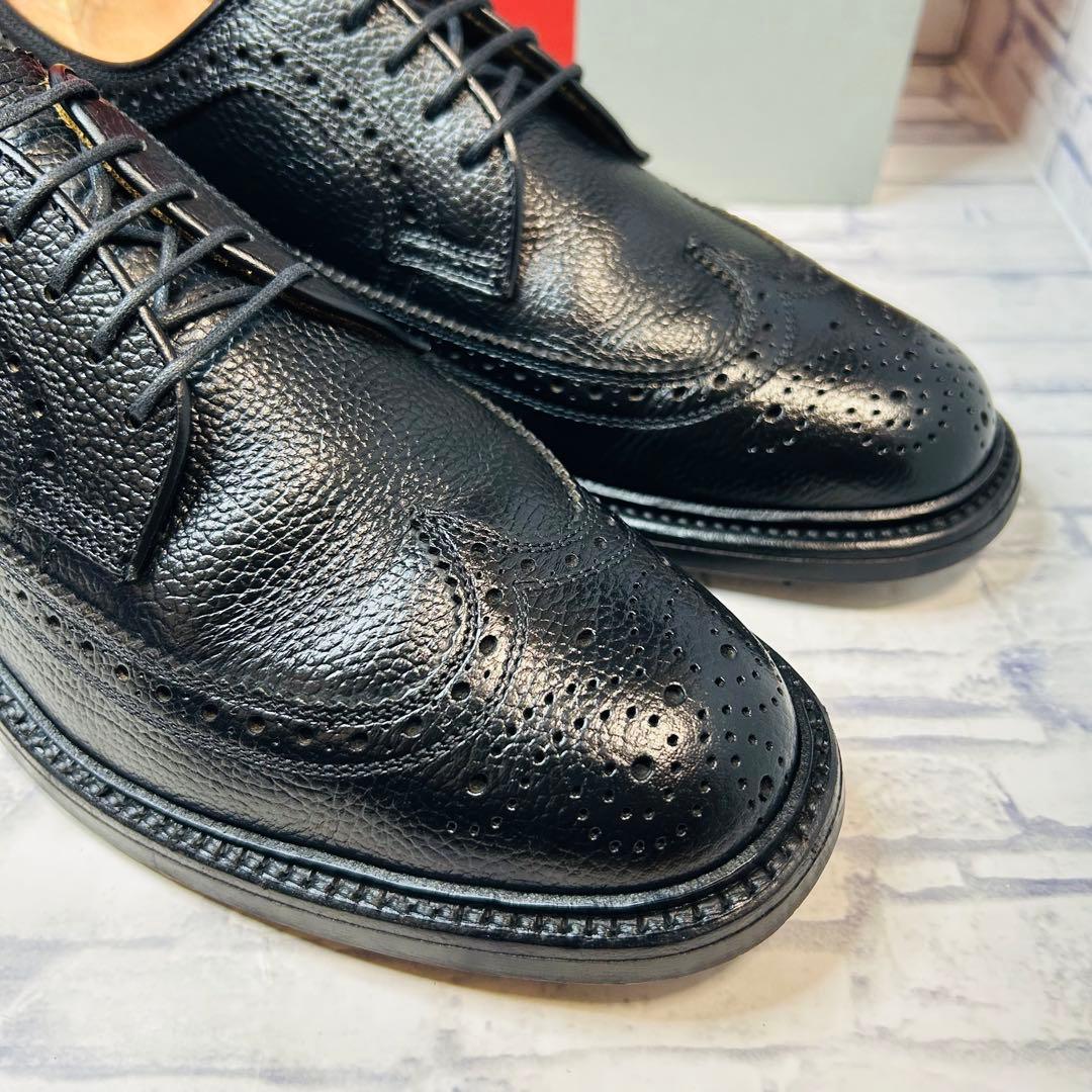 未使用級 REGALリーガル 2585 ウィングチップ シボ革 24.5cm