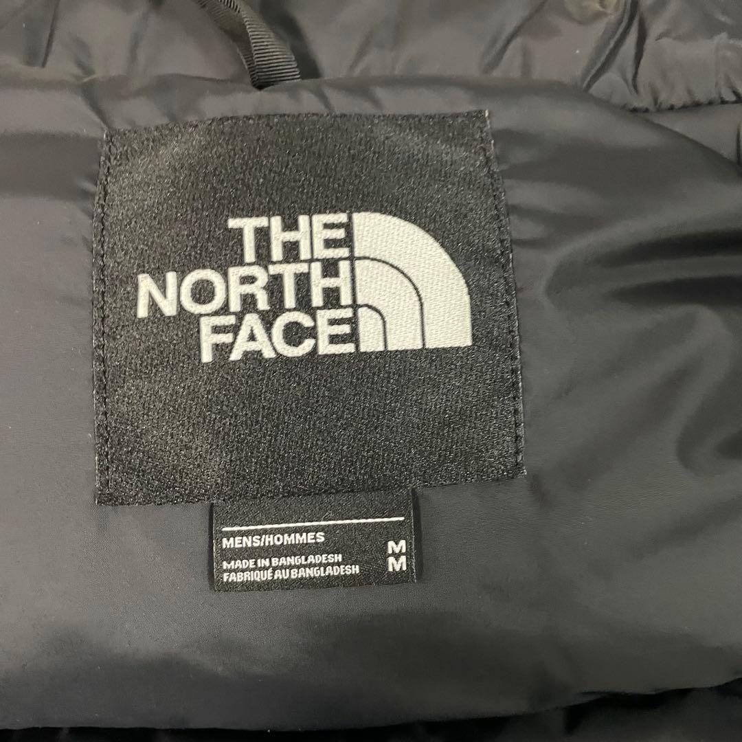 ノースフェイス ダウンベスト アウター レトロ ヌプシ 黒 青 Mサイズ