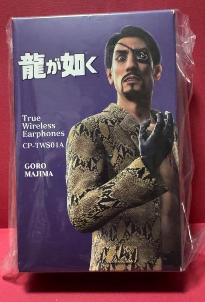 新品・未使用 龍が如くonkyoコラボイヤホン 真島吾朗
