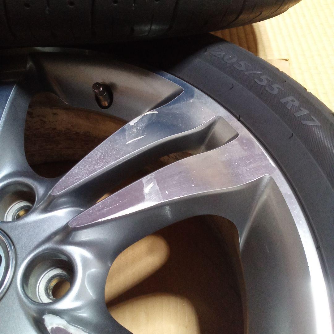 一休 ホンダ 17インチ RSZ純正ホイールタイヤセット ブリジストン