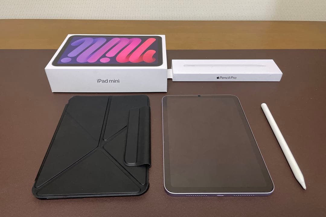 iPad mini 7世代 + カバー + Apple Pencil pro