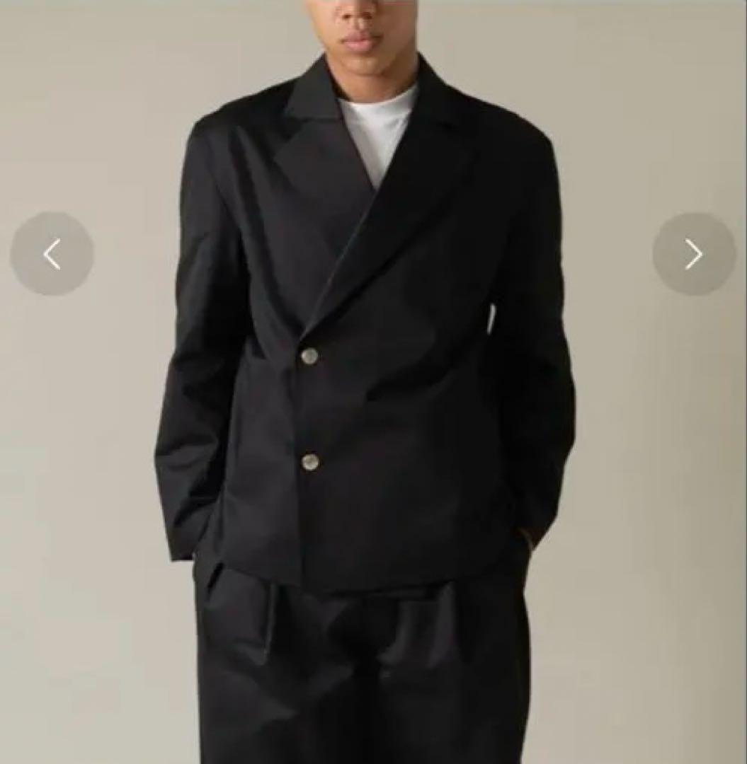 SIMPLYCOMPLICATED BOXY DOUBLE JACKET 黒