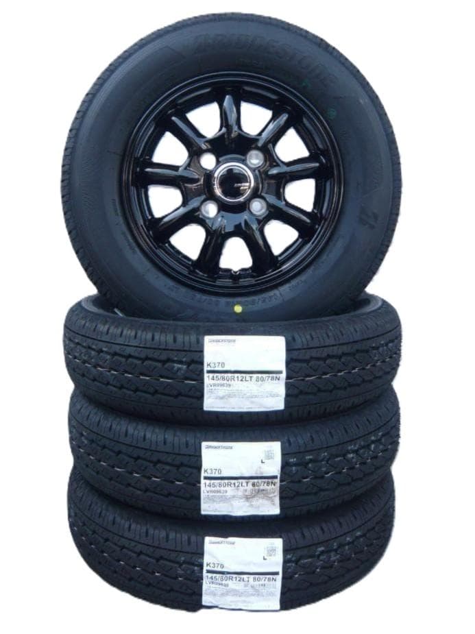 ☆ブリヂストンK370☆145/80R12LT☆軽トラ・軽バン・Ｎバン等
