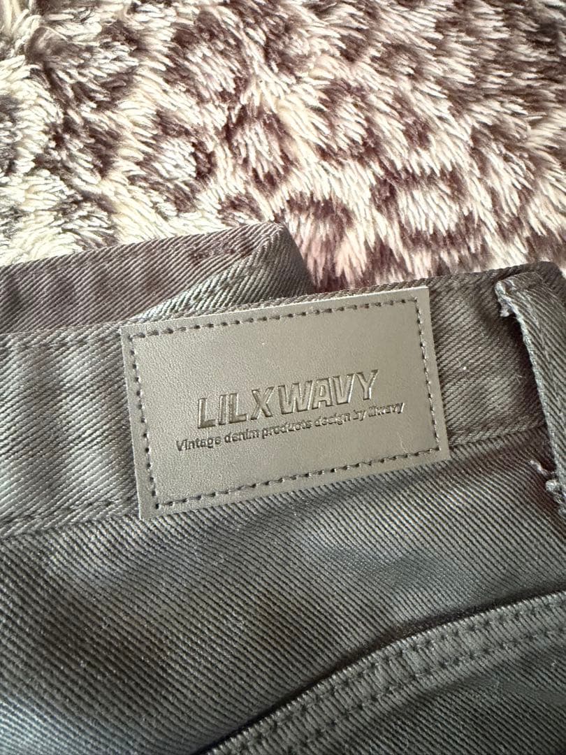 コーティングデニム　バギー　opium darkwear 値下げ交渉あり