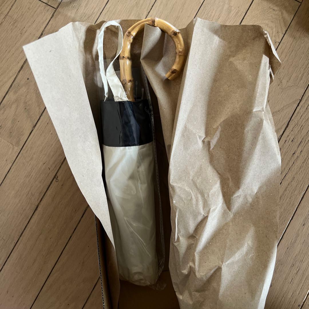 しぃちゃん　遮光　日傘 晴雨兼用 折りたたみ傘　 ブラック/ベージュ