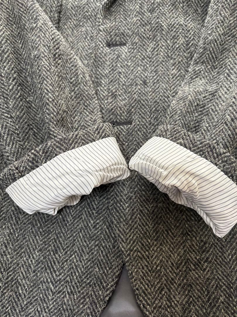 ハリスツイードジャケットA6 グレー　LeChic(ルシック)