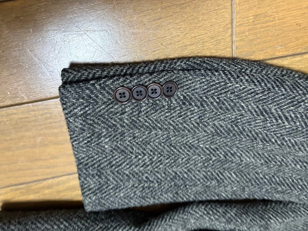 ハリスツイードジャケットA6 グレー　LeChic(ルシック)