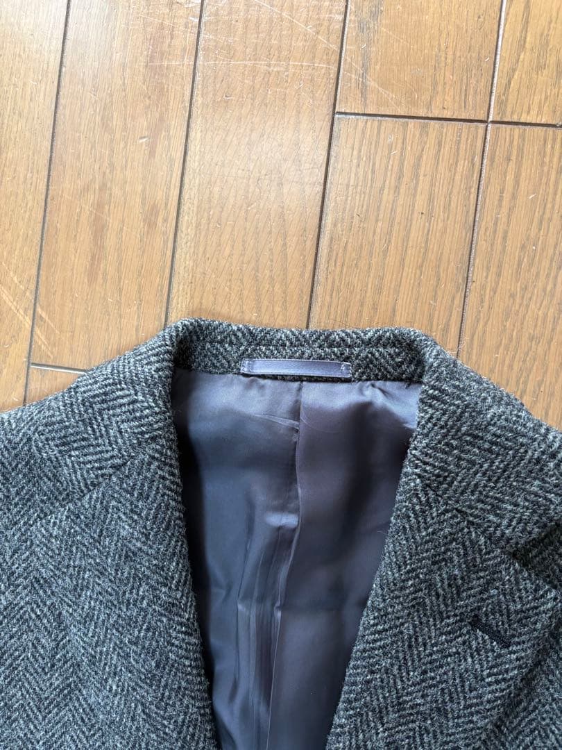 ハリスツイードジャケットA6 グレー　LeChic(ルシック)