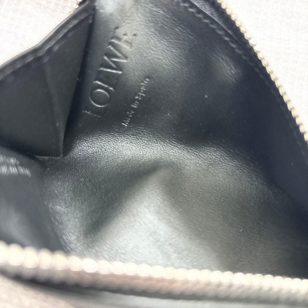 極美品　ロエベ　アナグラム　ケース　小銭入れ　マルチケース　小物入れ　黒