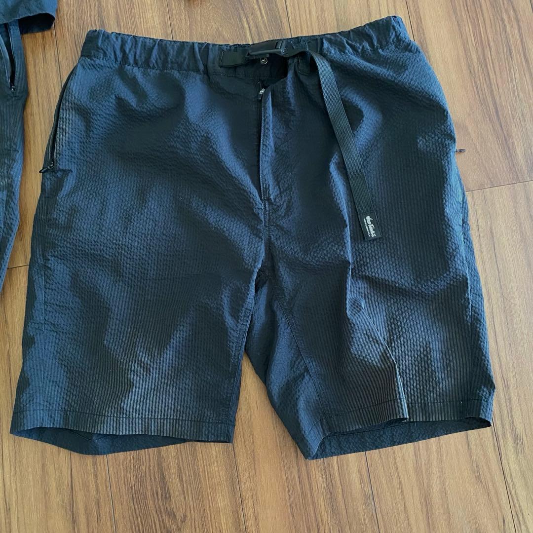 ワイルドシングス ナノユニバース 別注　セットアップ　ハーフパンツ　黒