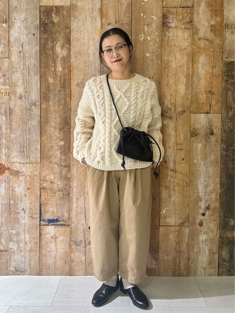 コットンクロップドパンツ