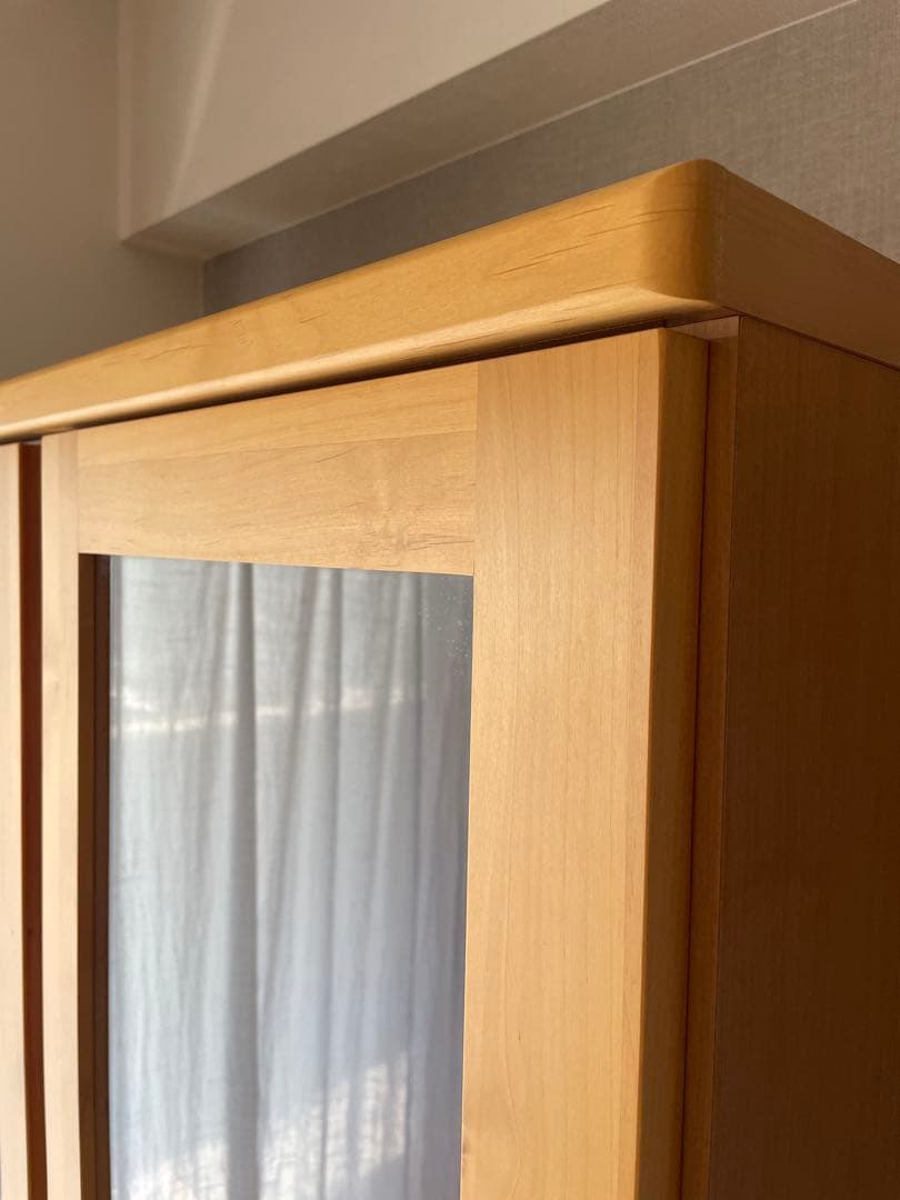 ベルメゾン　ナチュラルウッド　本棚　書棚　ブックシェルフ　キャビネット　飾り棚