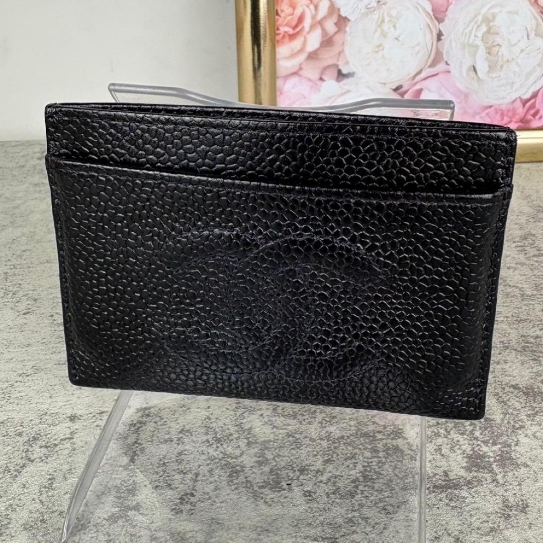 CHANEL シャネル　キャビアスキン　ヴィンテージ　カードケース　デコココ