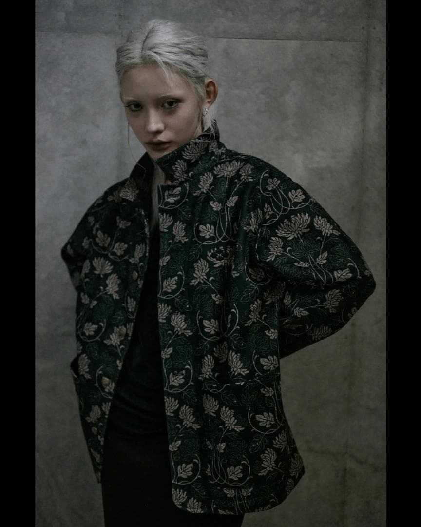 gakkin 墨小菊 CHRYSANTHEMUMS MELANGE JACKET