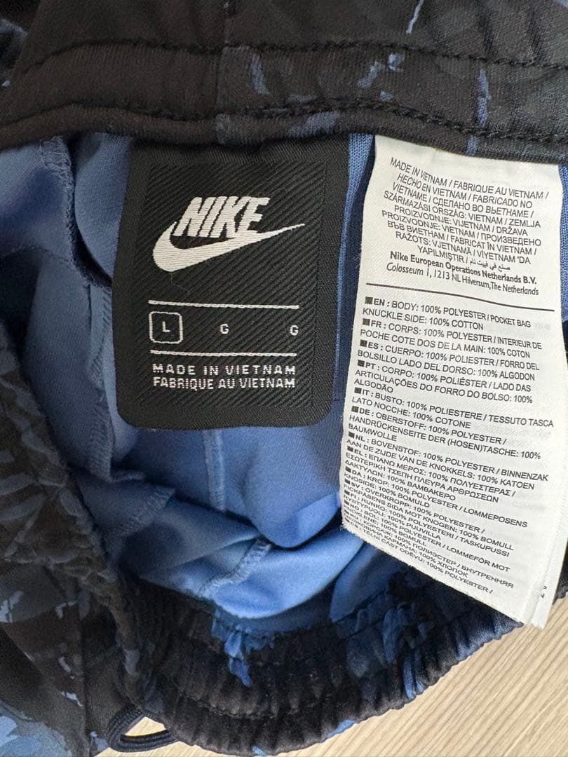 マチカフェさん専用ブラック/ブルー花柄 NIKE ナイキジャージ※お値下げ対応可