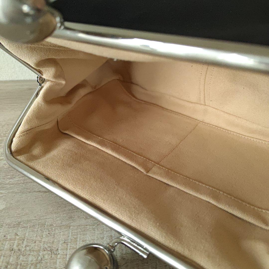 【作ちゃん様】がま口ウエストバッグ　ラビット柄　ハンドメイド