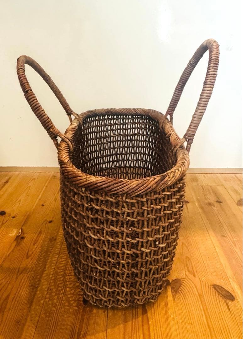 あけび籠　天然素材　国産あけび蔓　丸みのあるナチュラルバッグ　バッグ