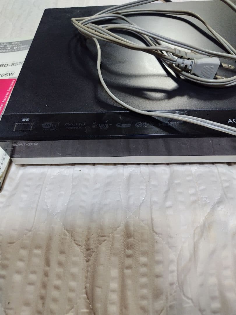 動作確認済み SHARP BD-W2700ブルーレイレコーダー