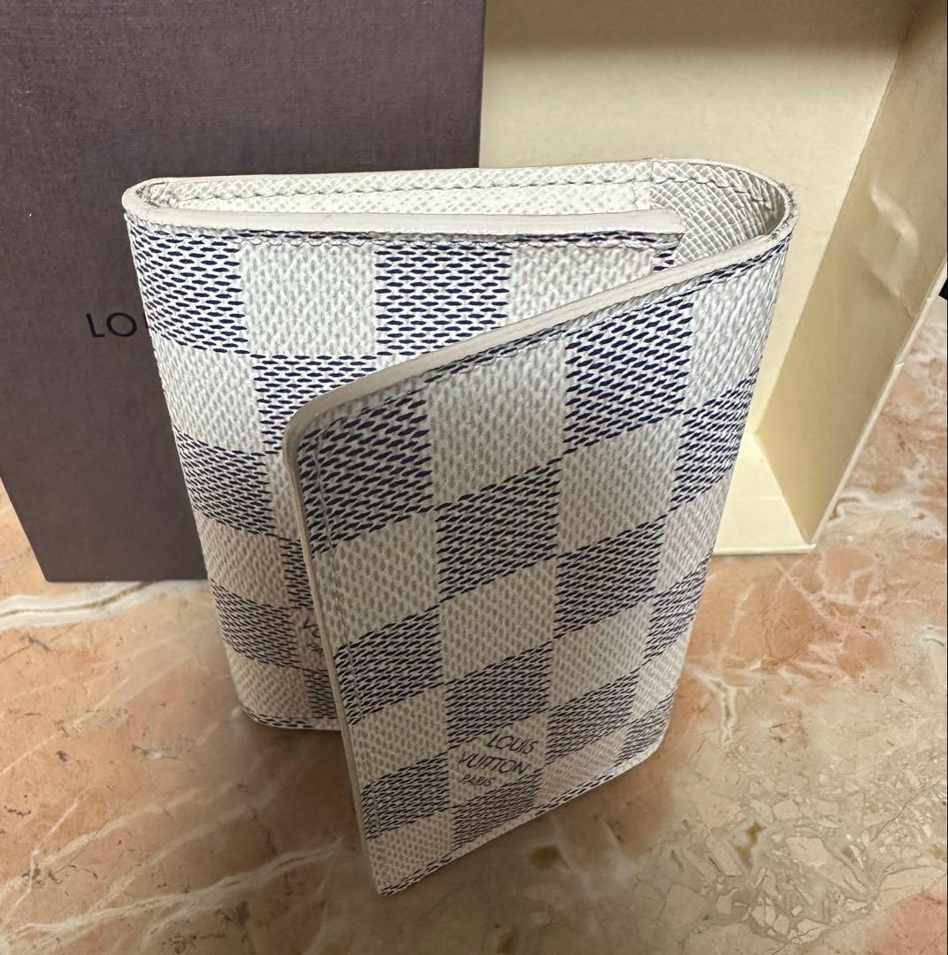 専用！ルイヴィトン アンヴェロップ カルト ドゥ ヴィジット ダミエ アズール