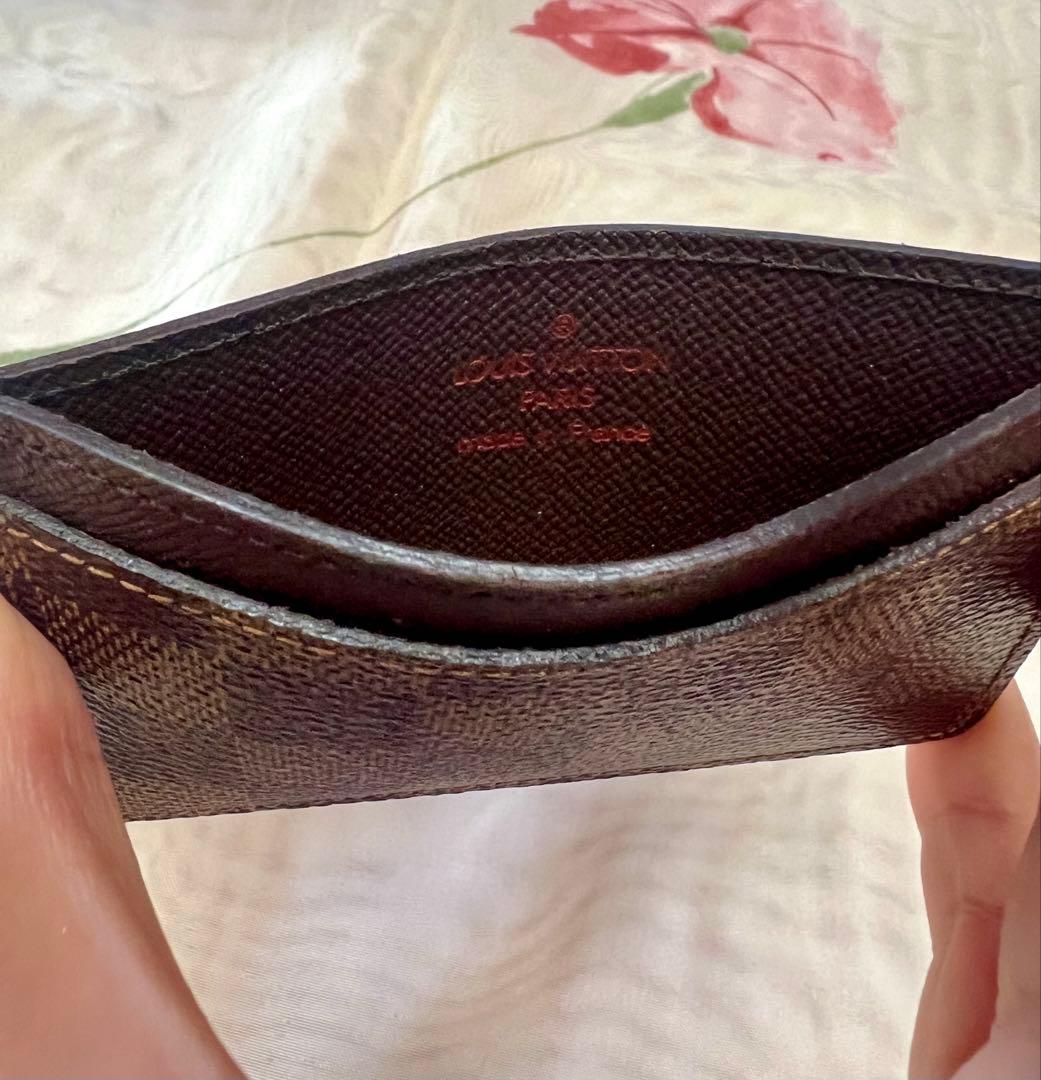 【ななさま専用 】 ダミエパターン レザー名刺入れ