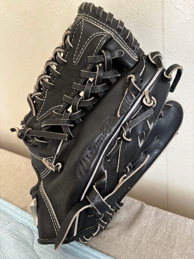 Mizuno 硬式グローブ ブラック 右投げ用