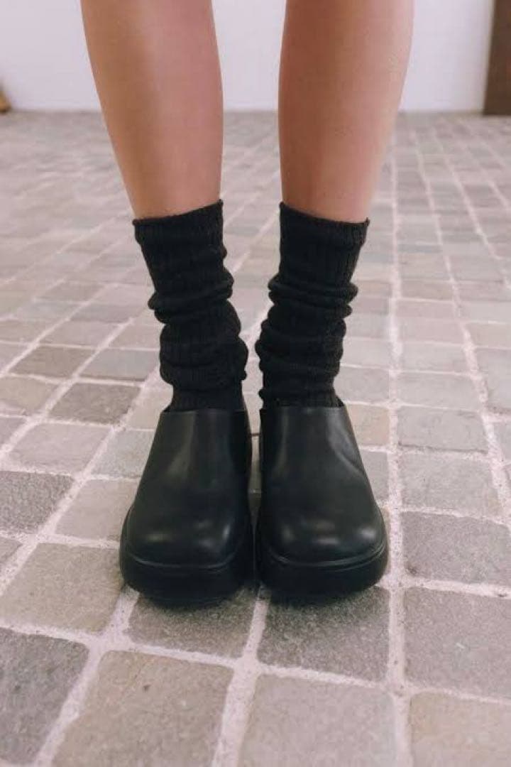 TODAYFUL ボリュームソールサボ Black