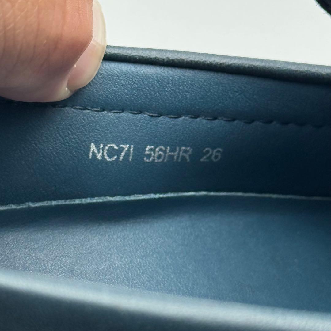 REGAL レザーローファー ネイビー 26 NC71 56HR