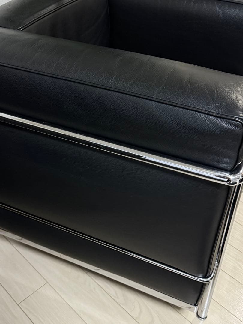 LC2 カッシーナ　正規品　1人掛け　ソファ　ブラック