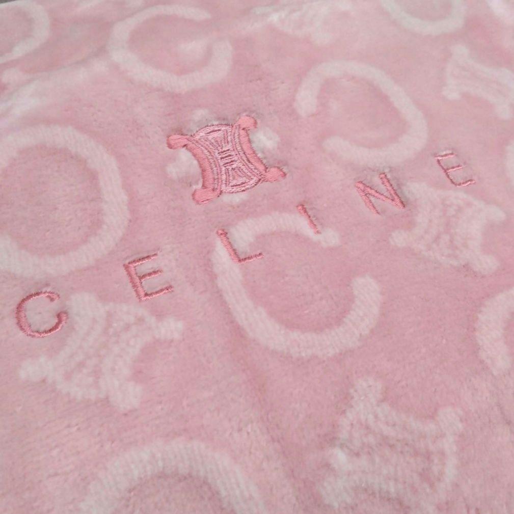 CELINE セリーヌ シール織綿毛布 140×210cm シングルロング