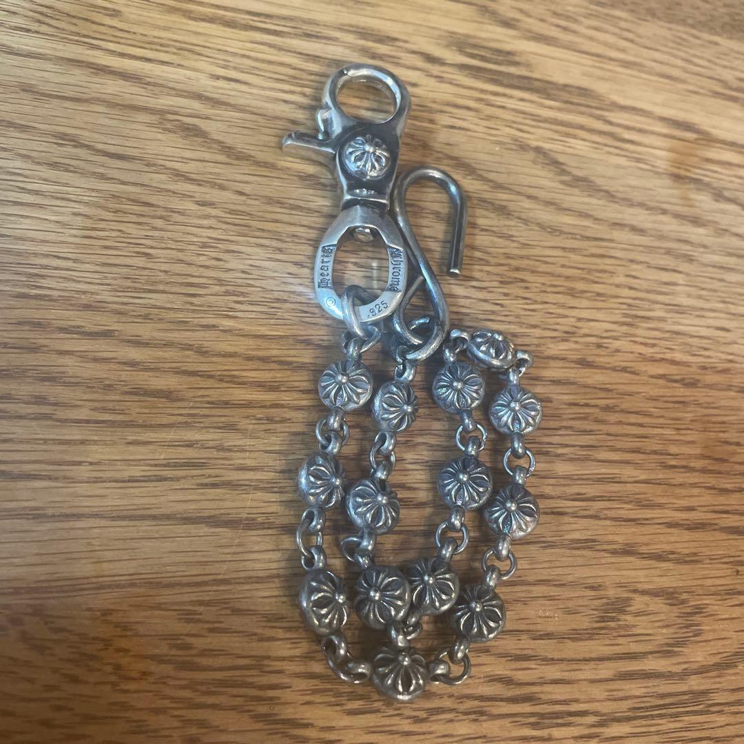 シルバー925 ウォレットチェーン ショート 中古