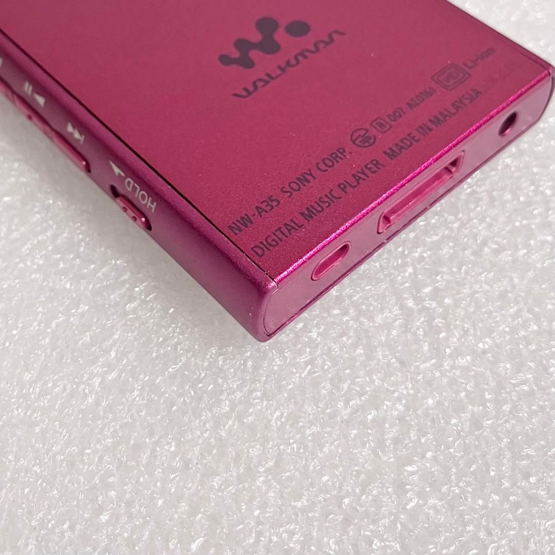 【バッテリー良好】　ソニー ウォークマン NW-A35 16GB ピンク