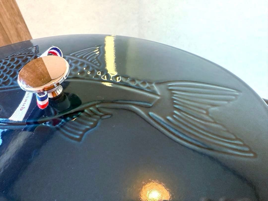 ストウブSTAUB新品未使用ラメールフィッシュオーバルホットプレート生涯保証付