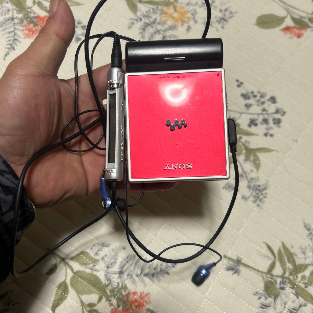 SONY MD WALKMAN MZ-E620 ポータブルMDプレーヤー動作確認
