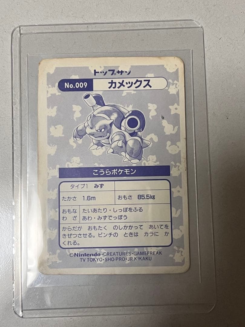 トップサン　ポケモン　カメックス　ホロ