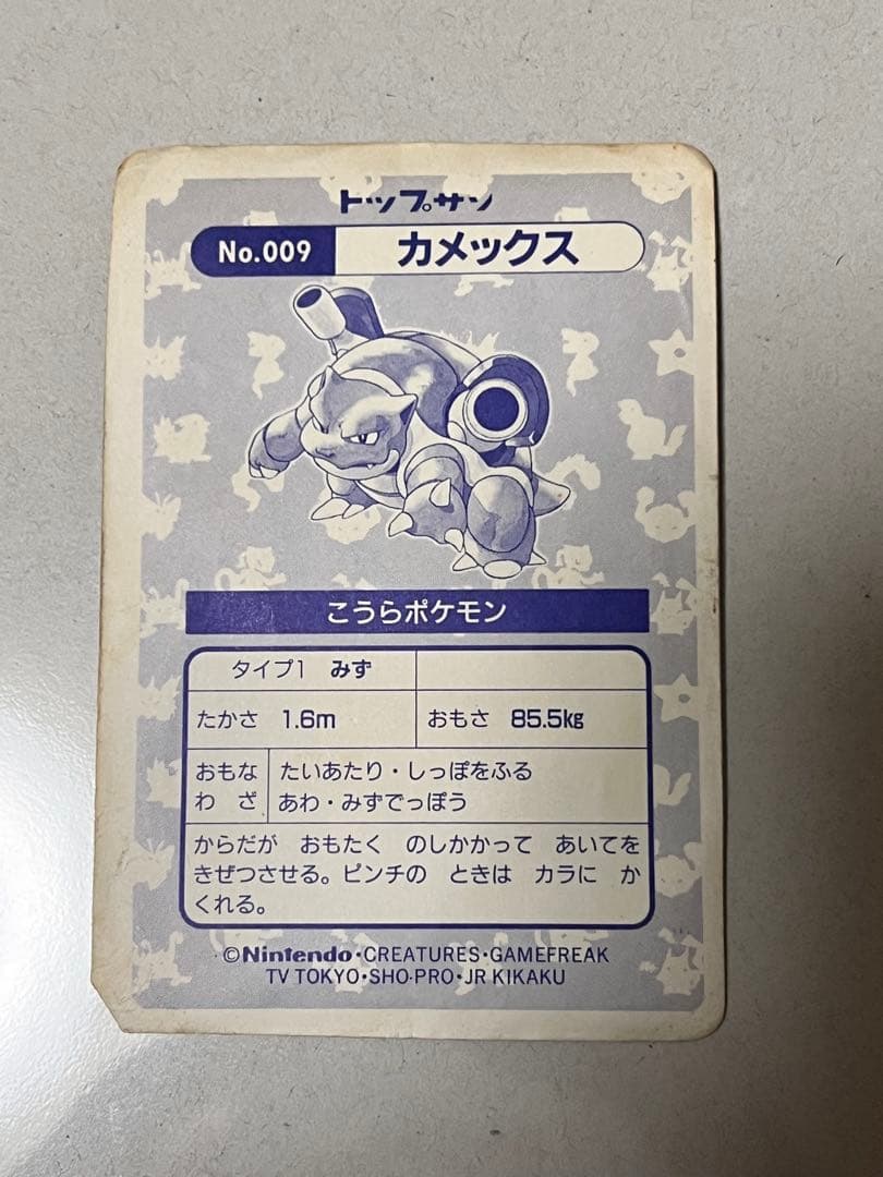 トップサン　ポケモン　カメックス　ホロ