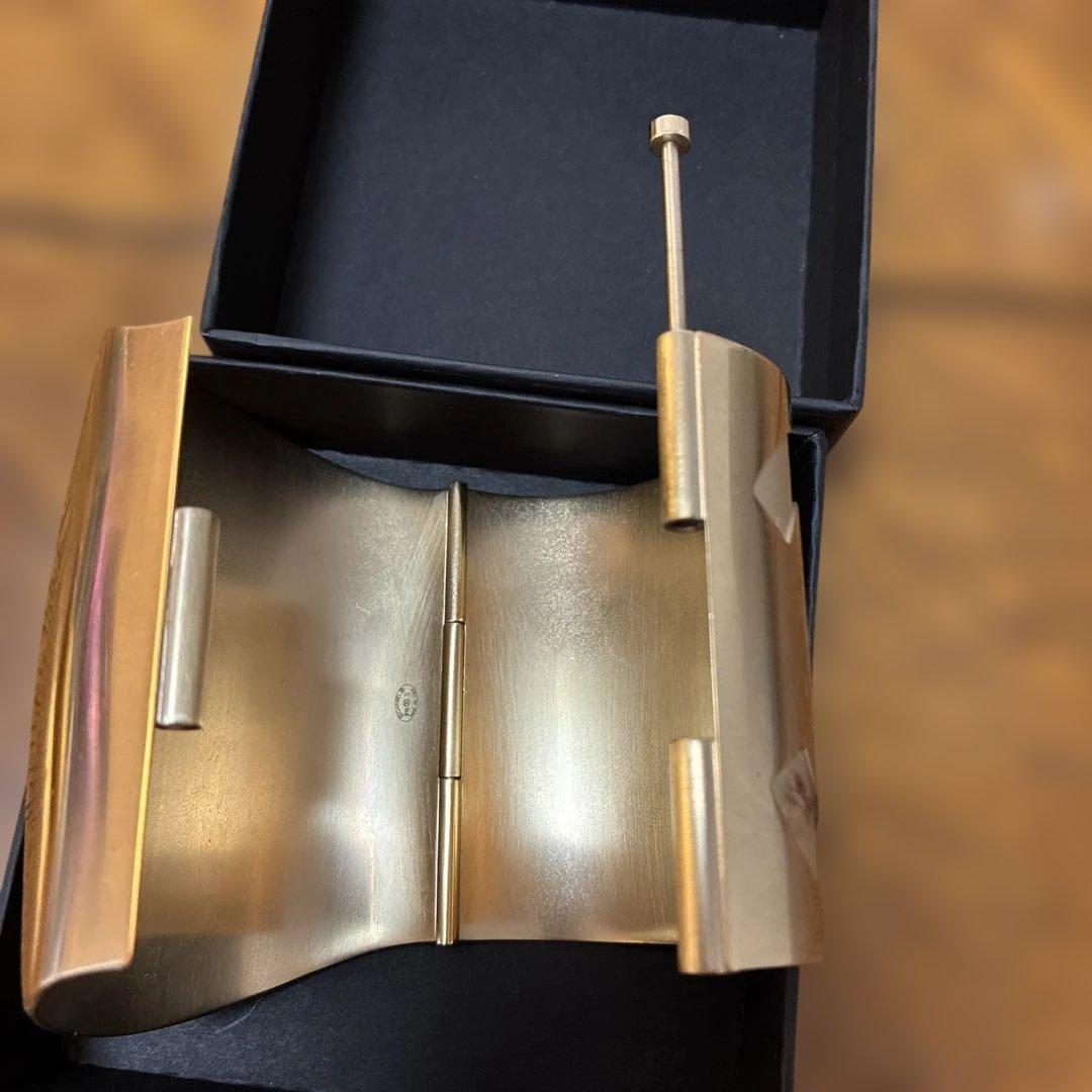 CHANEL シャネル　ココマーク ゴールド ワイドバングル 希少　ミラー付き