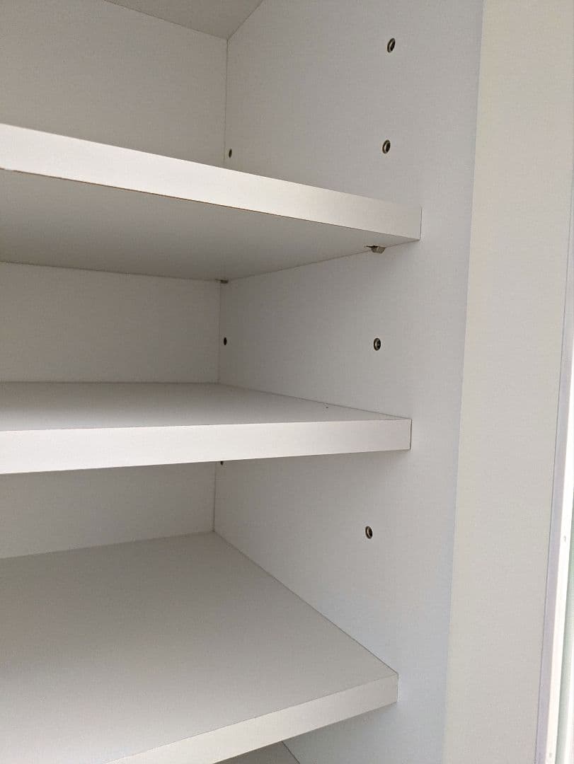 大川家具　食器棚　スリム　幅40cm　ホワイト　隙間収納