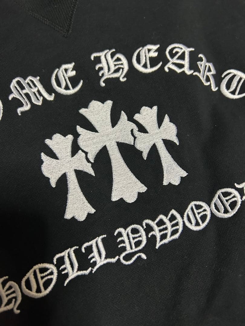 CHROME HEARTS ブラック トレーナー