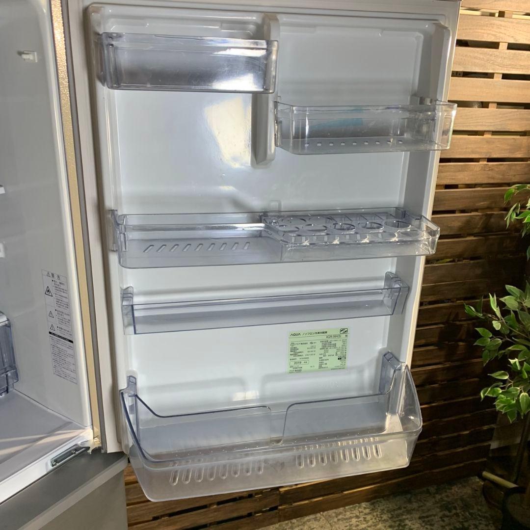 G627\"　AQUA 355L 冷蔵庫 AQR-36H(S) 2019年製