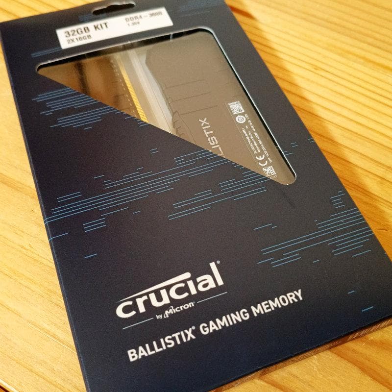 Crucial BALLISTIX DDR4-3600 32GB メモリ