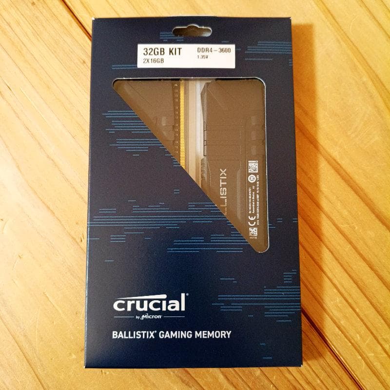 Crucial BALLISTIX DDR4-3600 32GB メモリ